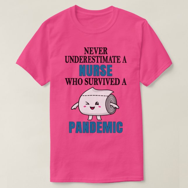 Cool Nurse Pandemic T-Shirt (Design Front)