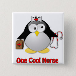 Cool Nurse Pinback Button