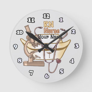 Cool Nurse Round Clock