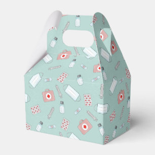 cool Nurse tiled pattern Favor Boxes