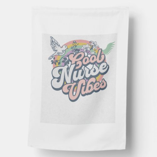 Cool Nurse Vibes T_Shirt Funny Nurse Shirt Gift House Flag