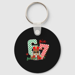 Cool Nutcracker Christmas 67 Six Seven Gen Alpha S Keychain