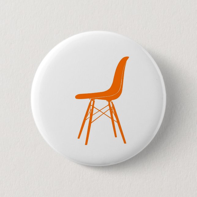 Cool objects eames chair pinback button (Front)