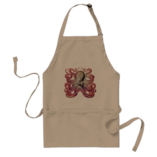 Cool octopus adult apron (Front)