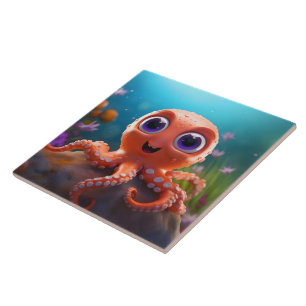 Cool Octopus Keep or design your own Ceramic Tile