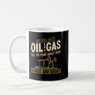 Cool Oilfield Art Men Women Roughneck Oil Rig Work Coffee Mug