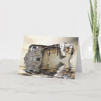 cool old boat card