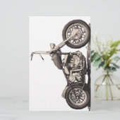 Cool Old Motorbike (Standing Front)