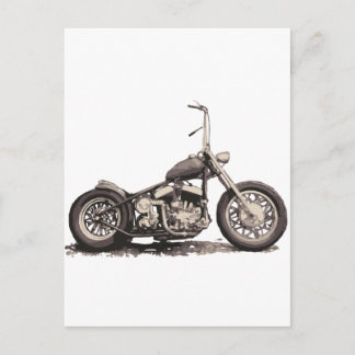 Cool Old Motorbike Postcard