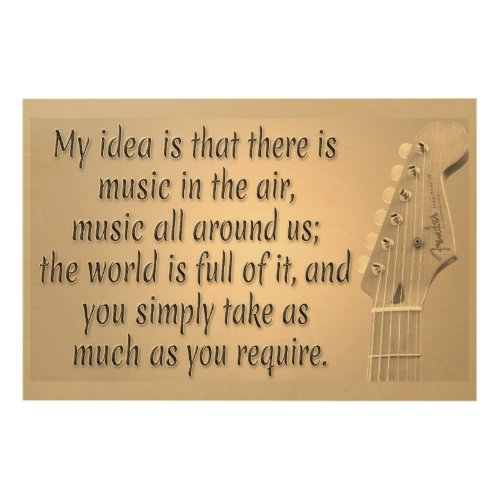 Cool Oldies Music Quote Inspirational Music Saying Wood Wall Art