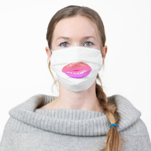 Cool Ombre Lips Adult Cloth Face Mask