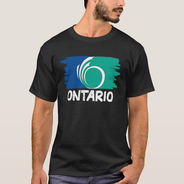 Cool Ontario Flag T-Shirt (Front)