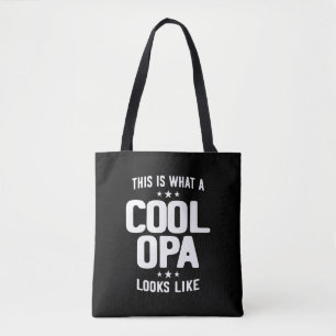 Cool Opa Looks Like Father Grandpa Gift Tote Bag