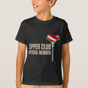 Cool Open Heart Surgery Art Men Women Zipper Club T-Shirt