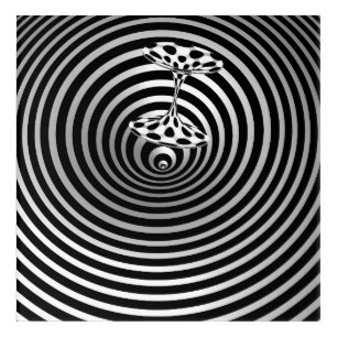 cool optical illusions pattern acrylic print