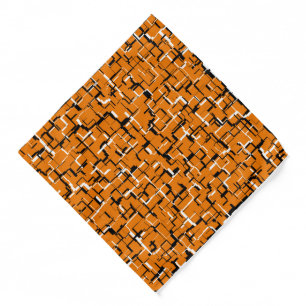 COOL Orange Black White Bandana
