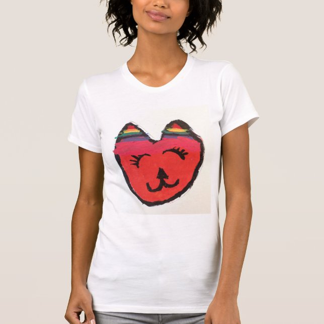 Cool orange cat T-Shirt (Front)