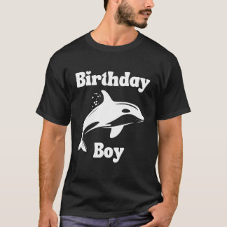 Cool Orca Whale Birthday Boy For Men Teenage Broth T-Shirt