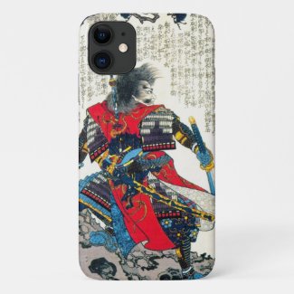 Cool oriental classic japanese samurai warrior art Case-Mate iPhone case