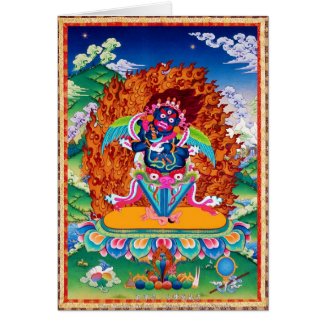 Cool oriental Dorje Phurba tibetan thangka