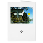 Cool oriental japanee classic scenery painting (Back)