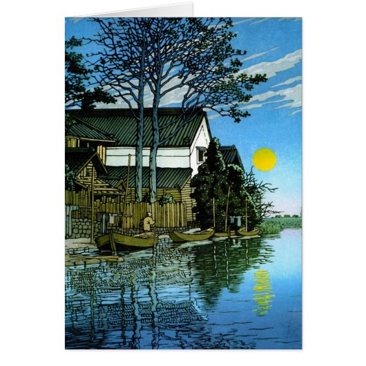 Cool oriental japanee classic scenery painting (Front)