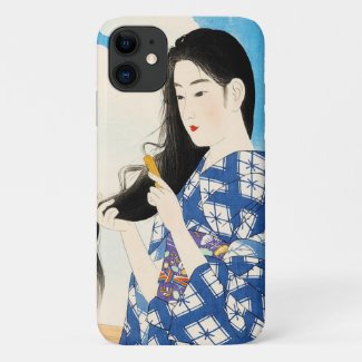 Cool oriental japanese classic geisha lady beauty Case-Mate iPhone case
