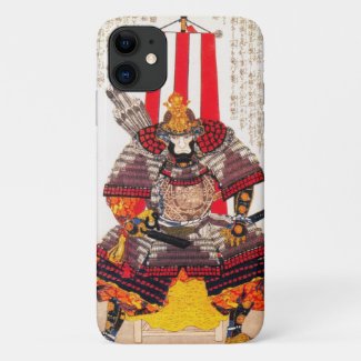 Cool oriental japanese classic samurai warrior art Case-Mate iPhone case