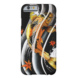 Cool oriental japanese Gold Lucky Koi Fish tattoo Barely There iPhone 6 Case