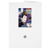 Cool oriental japanese kabuki swordsman actor cards (Back)