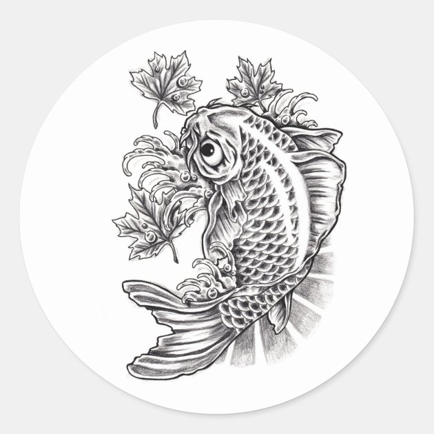 Koi fish tattoo with water splash Asian or Japanese style 21613225 PNG