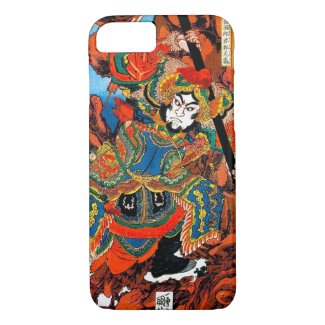 Cool oriental japanese legendary hero Samurai art Case-Mate iPhone Case