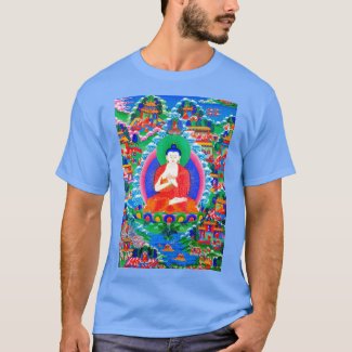 Cool oriental mandala Mahavairocana vibrant god T-Shirt