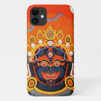 Cool oriental tibetan thangka Bhairava tattoo art Case-Mate iPhone Case