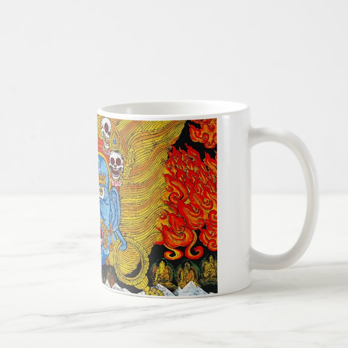 Cool oriental tibetan thangka demon tattoo art coffee mug