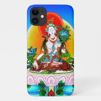Cool oriental tibetan thangka god tattoo art lotus Case-Mate iPhone case