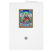 Cool oriental tibetan thangka Padmasambhava (Back)