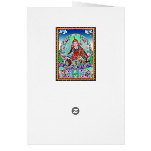 Cool oriental tibetan thangka Padmasambhava (Back)