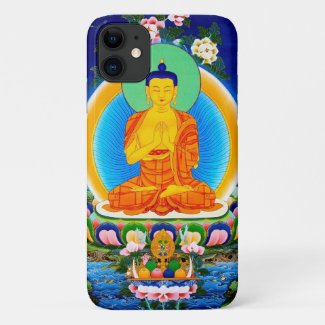 Cool oriental tibetan thangka Prabhutaratna Buddha Case-Mate iPhone Case