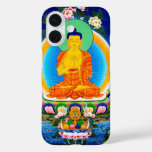 Cool oriental tibetan thangka Prabhutaratna Buddha iPhone 16 Case