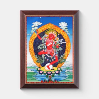 Cool oriental tibetan thangka tattoo Vajravarahi Award Plaque