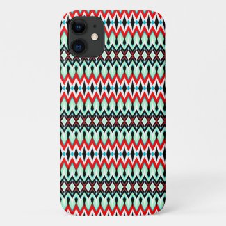 Cool oriental tribal abstract native pattern Case-Mate iPhone case
