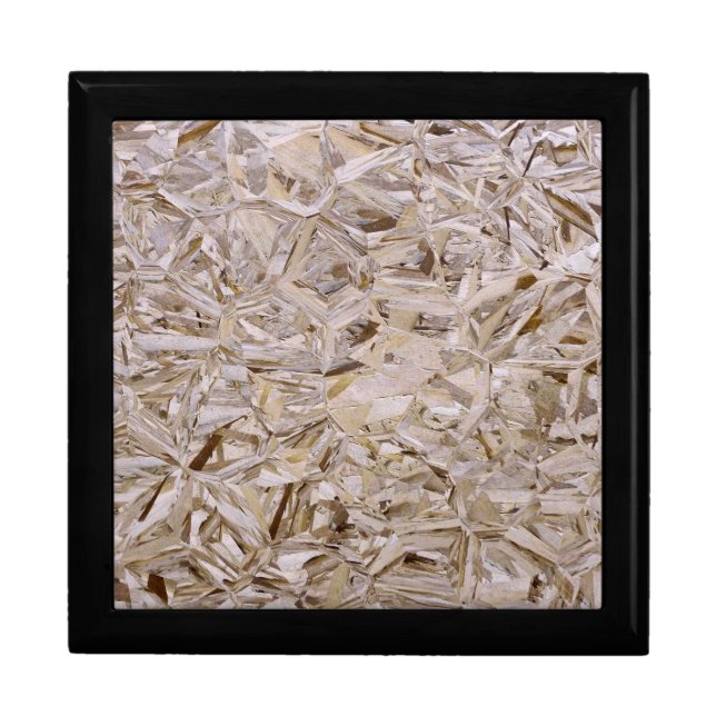 Cool OSB Construction Plywood Texture Print Gift Box (Front)