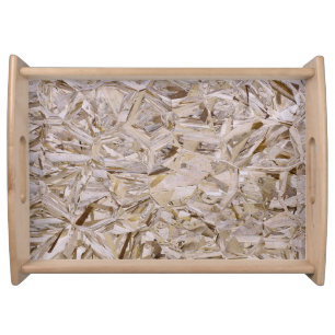 Cool OSB Construction Plywood Texture Print Serving Tray