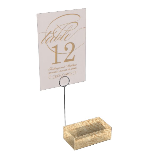 Cool OSB Plywood Place Card Holder (Corner)