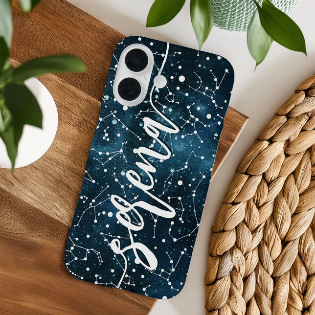 Cool Outer Space Constellations Personalized Case-Mate iPhone Case (Creator Uploaded)