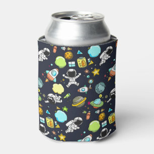 Cool Outer Space Theme - Astronauts & Rocket Ships Can Cooler