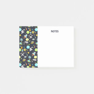 Cool Outer Space Theme - Astronauts & Rocket Ships Post-it Notes