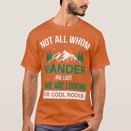 Cool Outfit For Geologist Or Geology Students T_Shirt