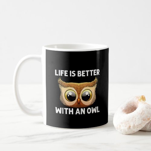 Cool Owl Art For Men Women Nocturnal Bird Animal  Coffee Mug